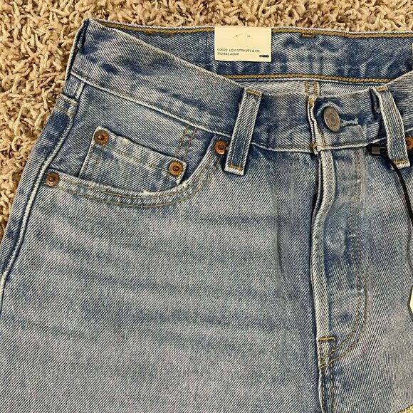 Levi's® Premium 501® 150th Anniversary ‘90s Patchwork Women's Jeans, Size 24x30 - Picture 8 of 16